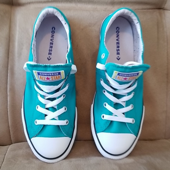 Turbo Green Converse Shoes - Picture 4 of 8